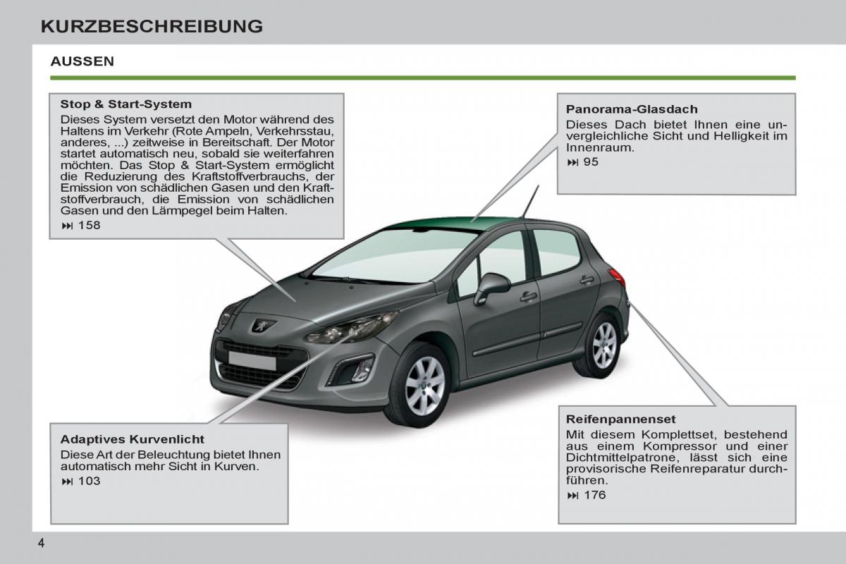 Peugeot 308 SW I 1 Handbuch / page 6