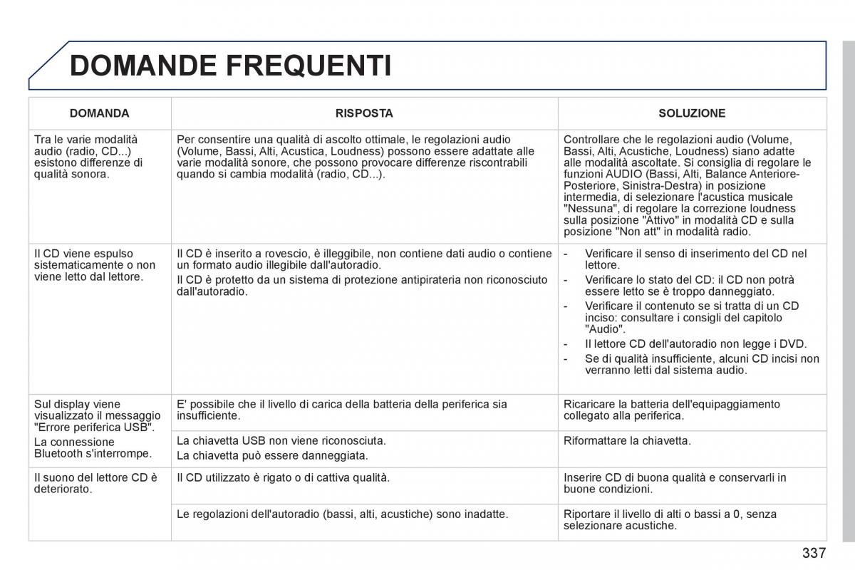 Peugeot 308 SW I 1 manuale del proprietario / page 339