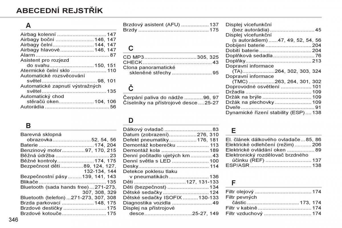 Peugeot 308 SW I 1 navod k obsludze / page 348