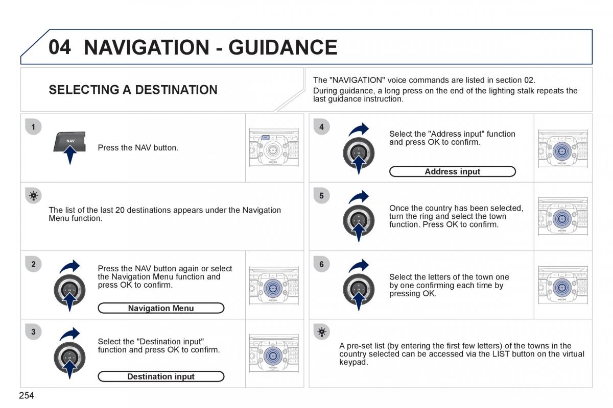 Peugeot 308 SW I 1 owners manual / page 256