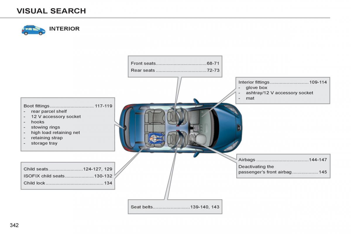 Peugeot 308 SW I 1 owners manual / page 344