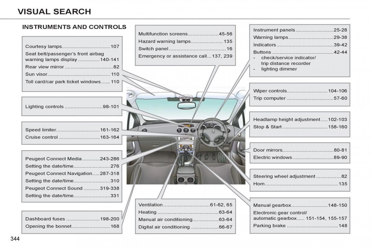 Peugeot 308 SW I 1 owners manual / page 346