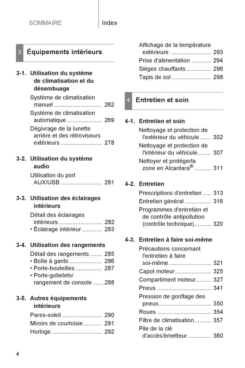 Subaru BRZ manuel du proprietaire / page 6
