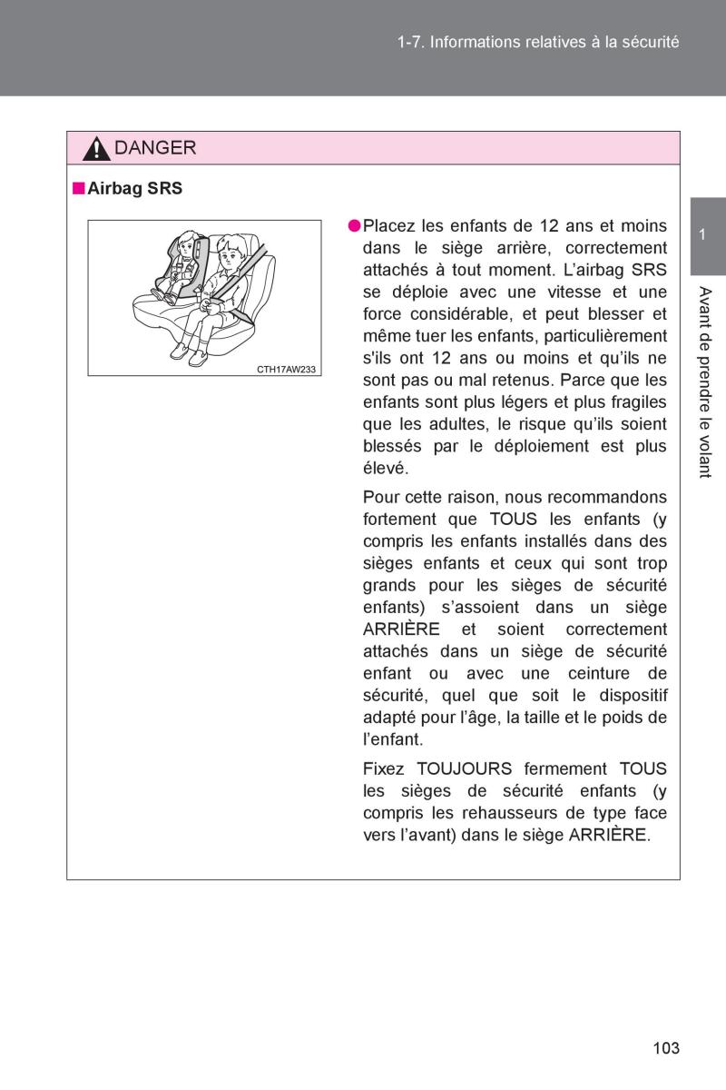 Subaru BRZ manuel du proprietaire / page 104