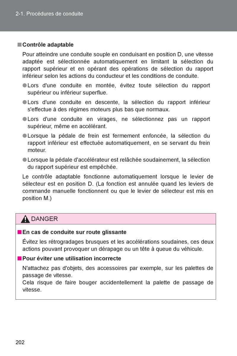 Subaru BRZ manuel du proprietaire / page 202