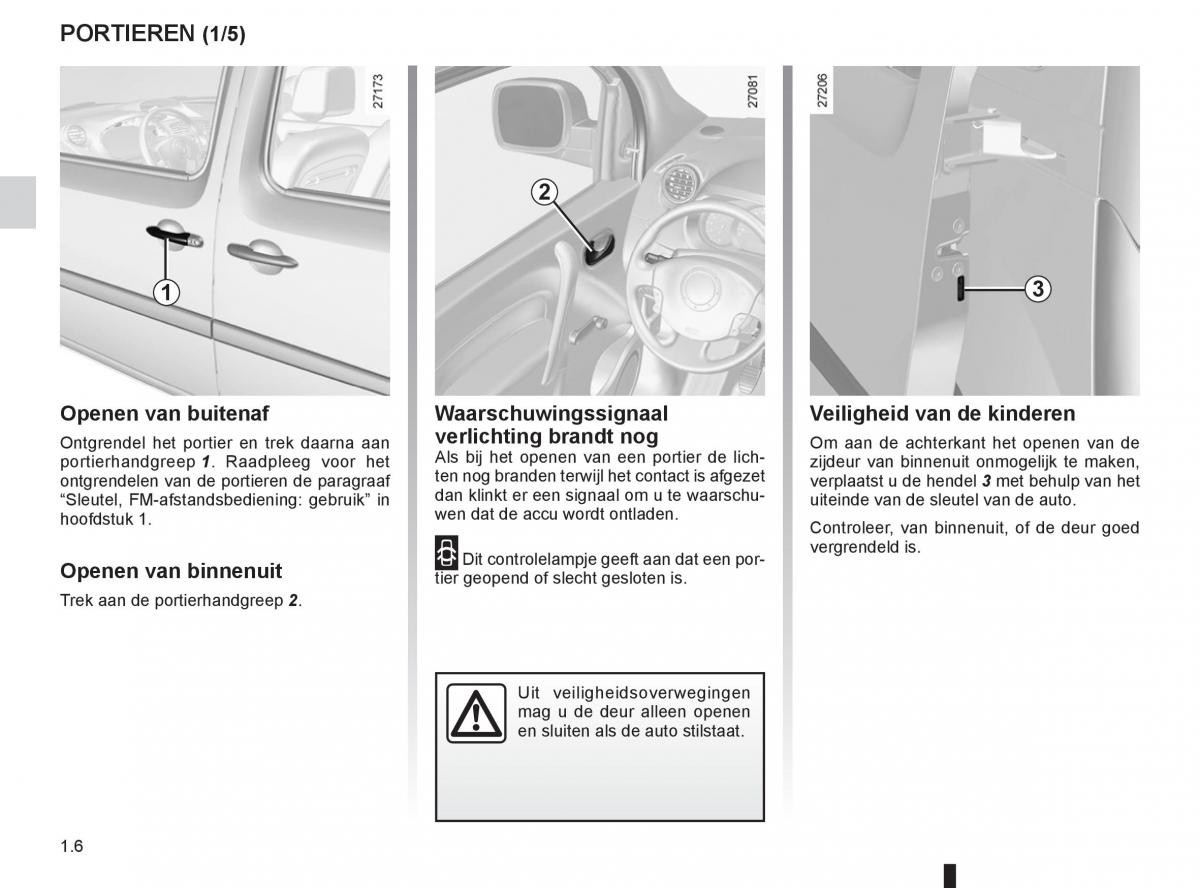 Renault Kangoo II 2 handleiding / page 12