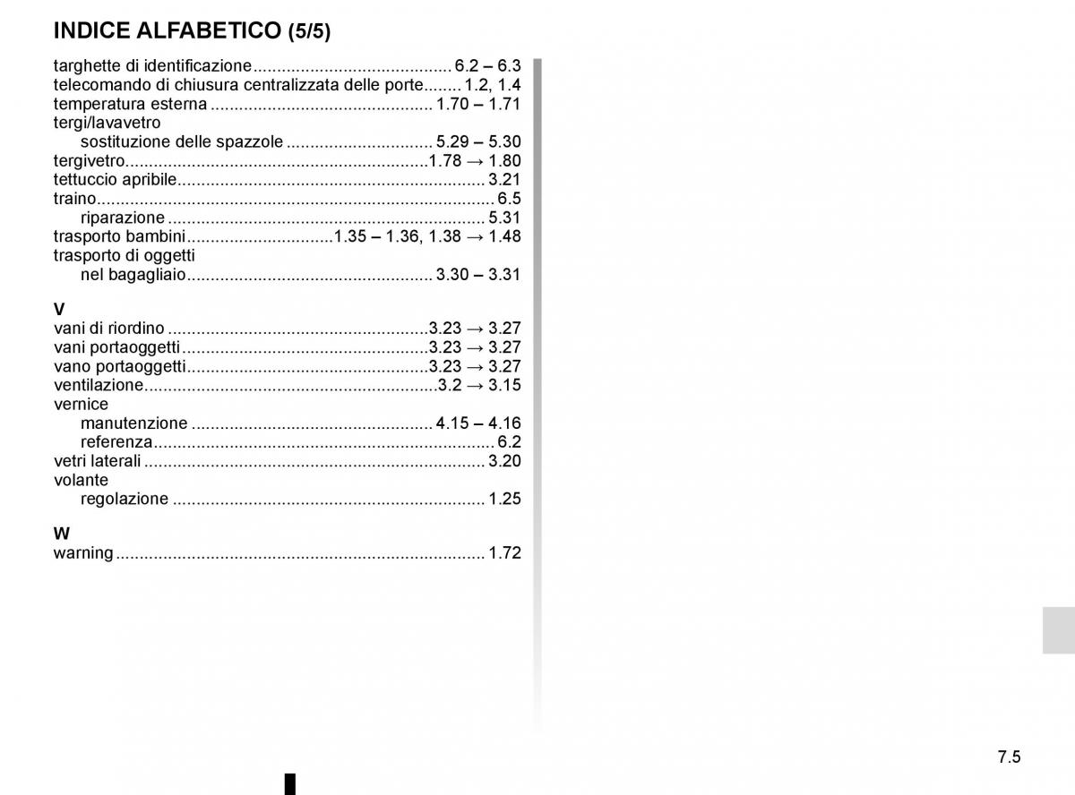 Renault Kangoo II 2 manuale del proprietario / page 251