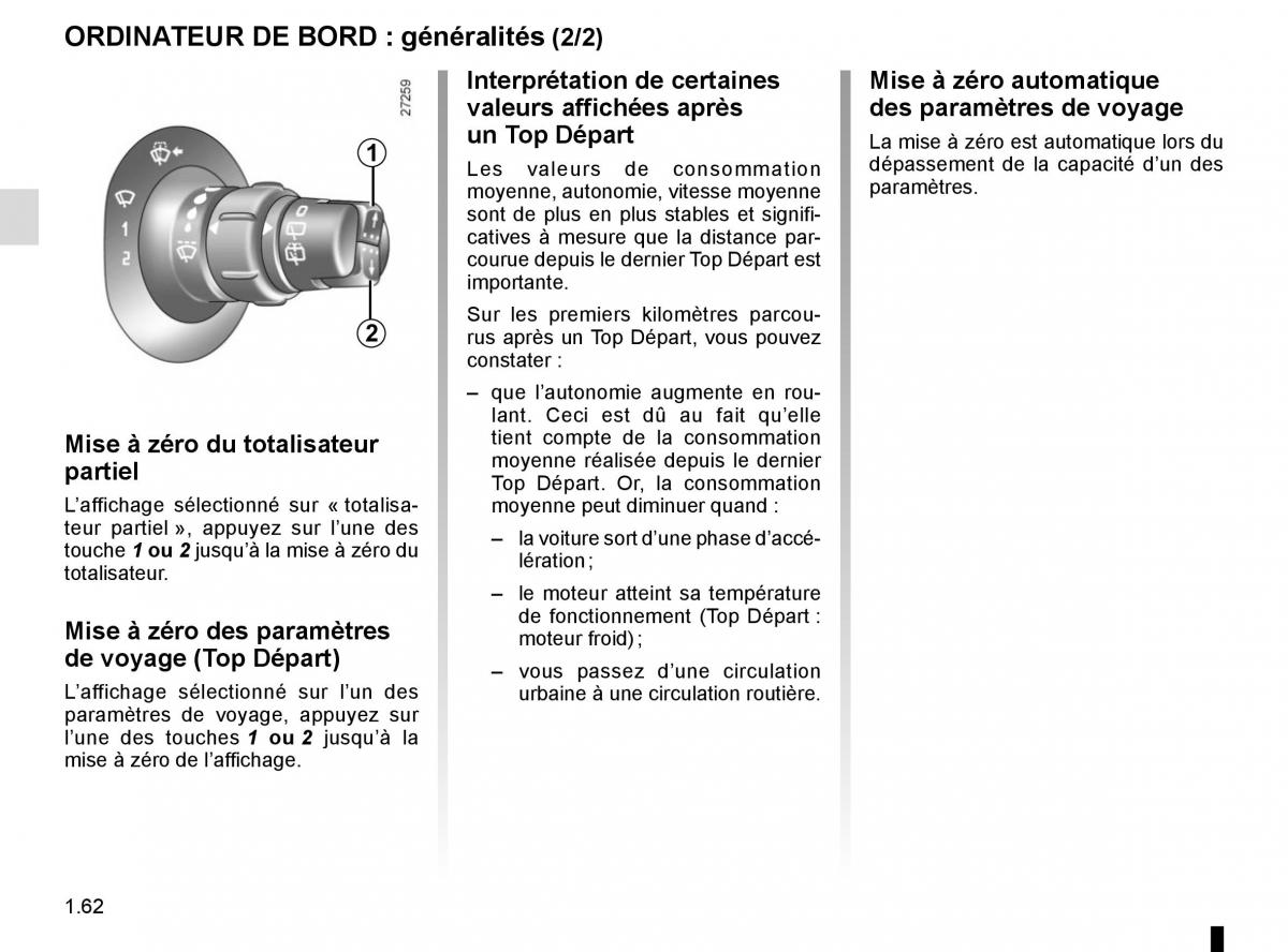 Renault Kangoo II 2 manuel du proprietaire / page 68