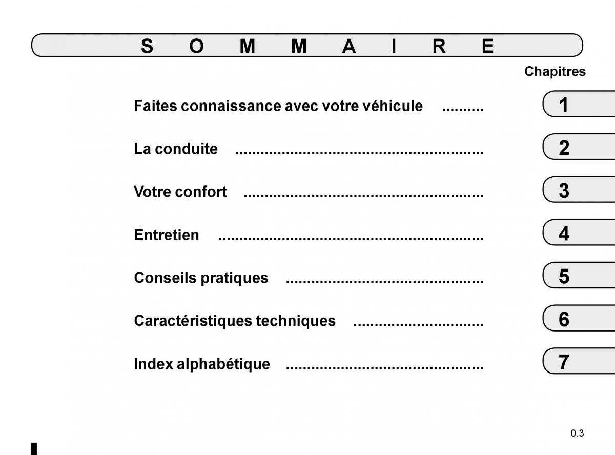 Renault Kangoo II 2 manuel du proprietaire / page 5