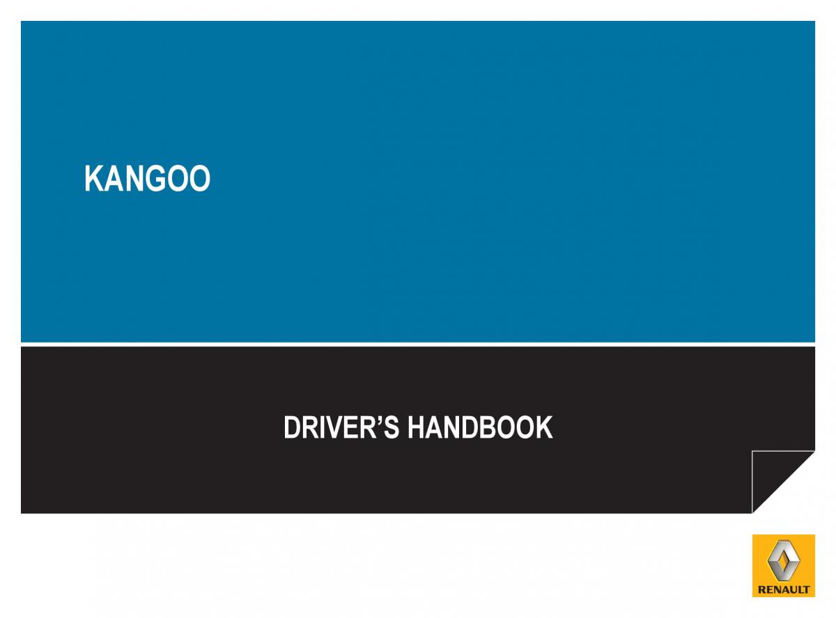 Renault Kangoo II 2 owners manual / page 1