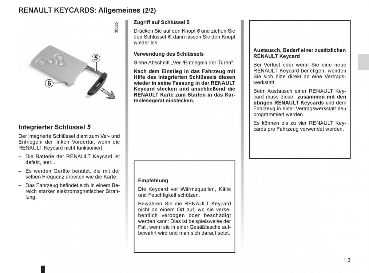Renault Koleos Handbuch / page 9