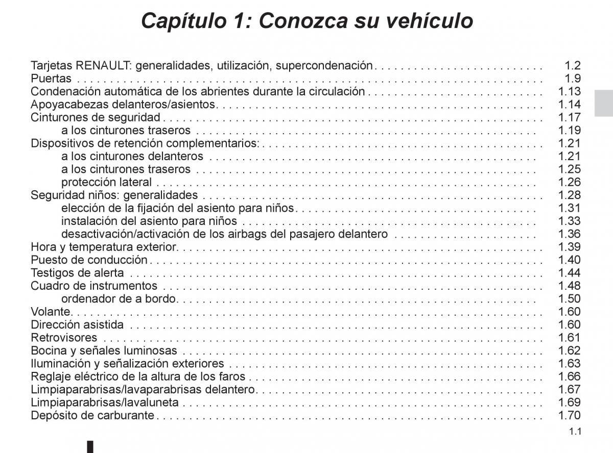 Renault Koleos manual del propietario / page 7