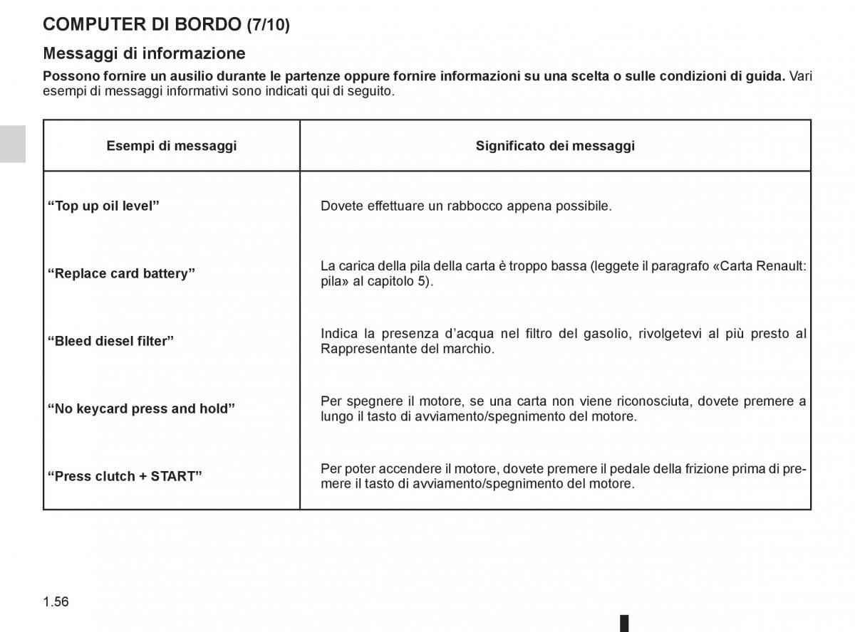 Renault Koleos manuale del proprietario / page 62