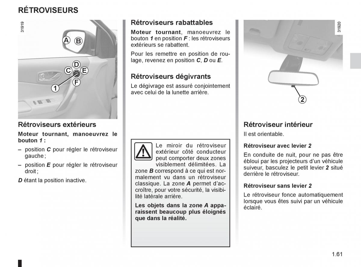 Renault Koleos manuel du proprietaire / page 67