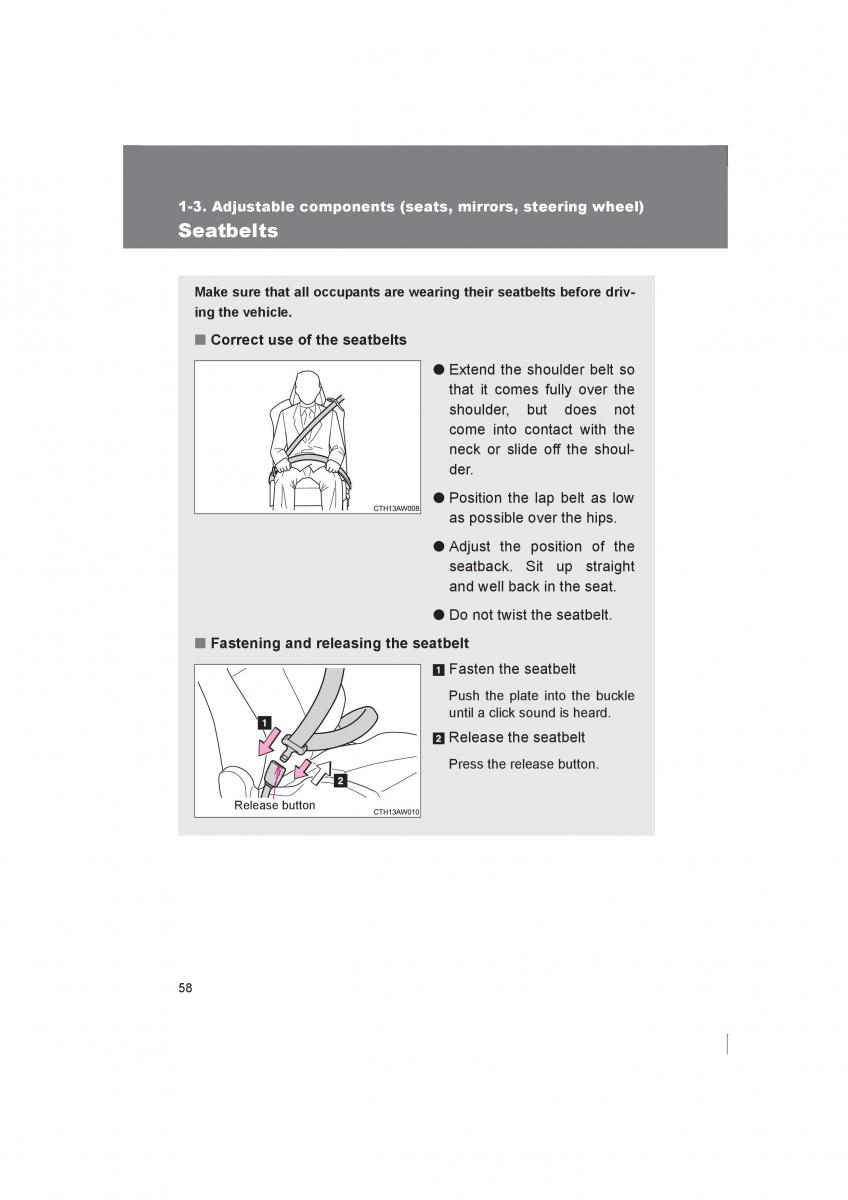Subaru BRZ owners manual / page 58