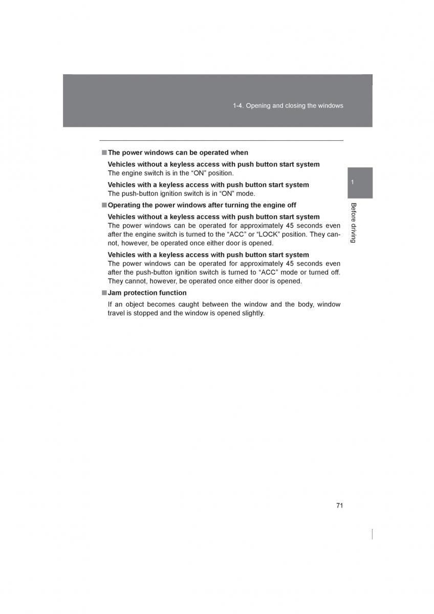 Subaru BRZ owners manual / page 71