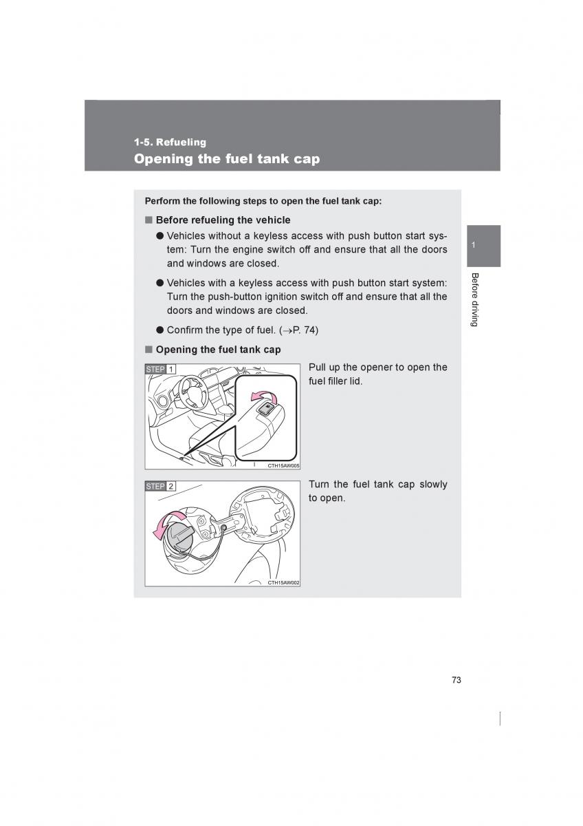 Subaru BRZ owners manual / page 73