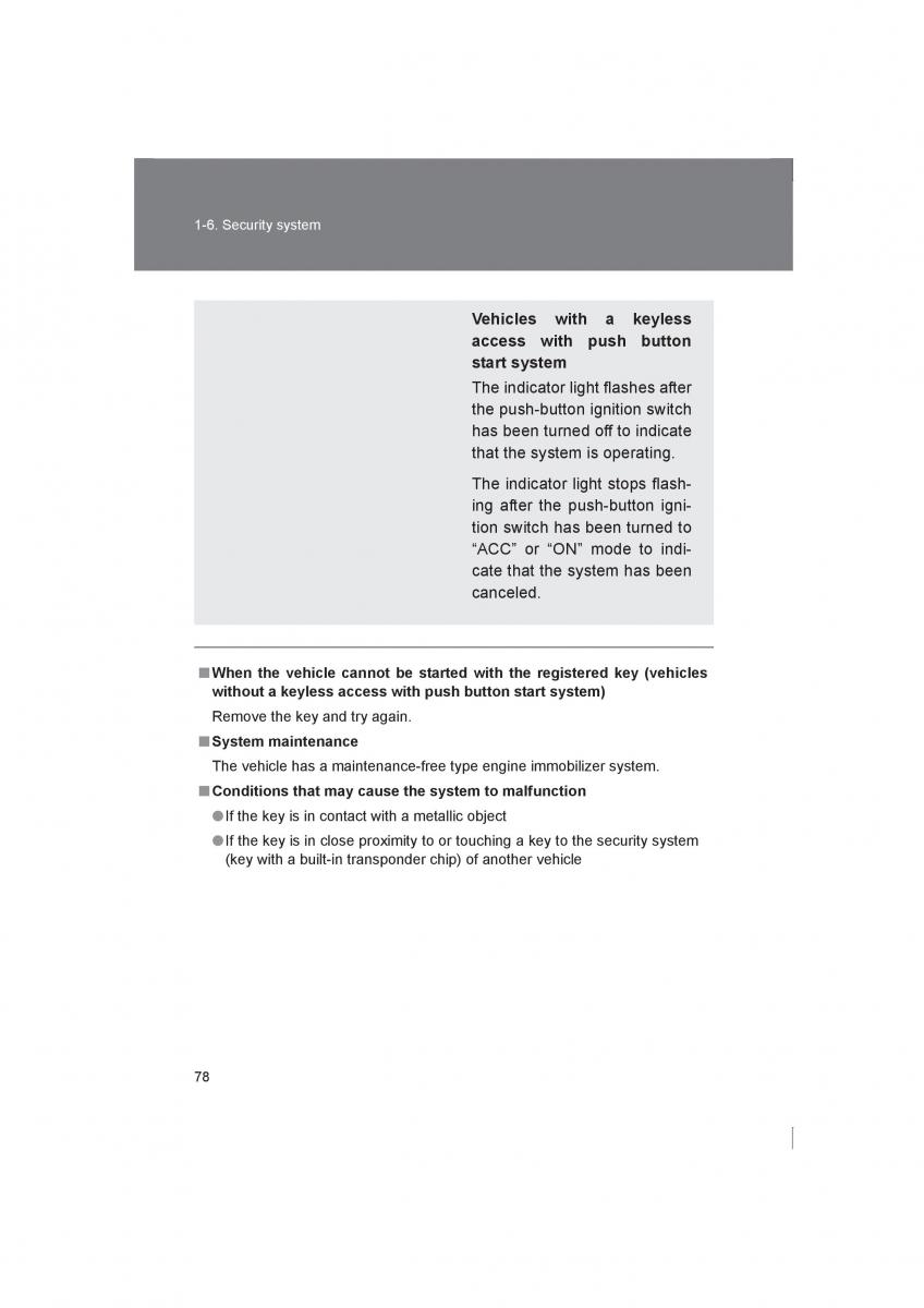 Subaru BRZ owners manual / page 78