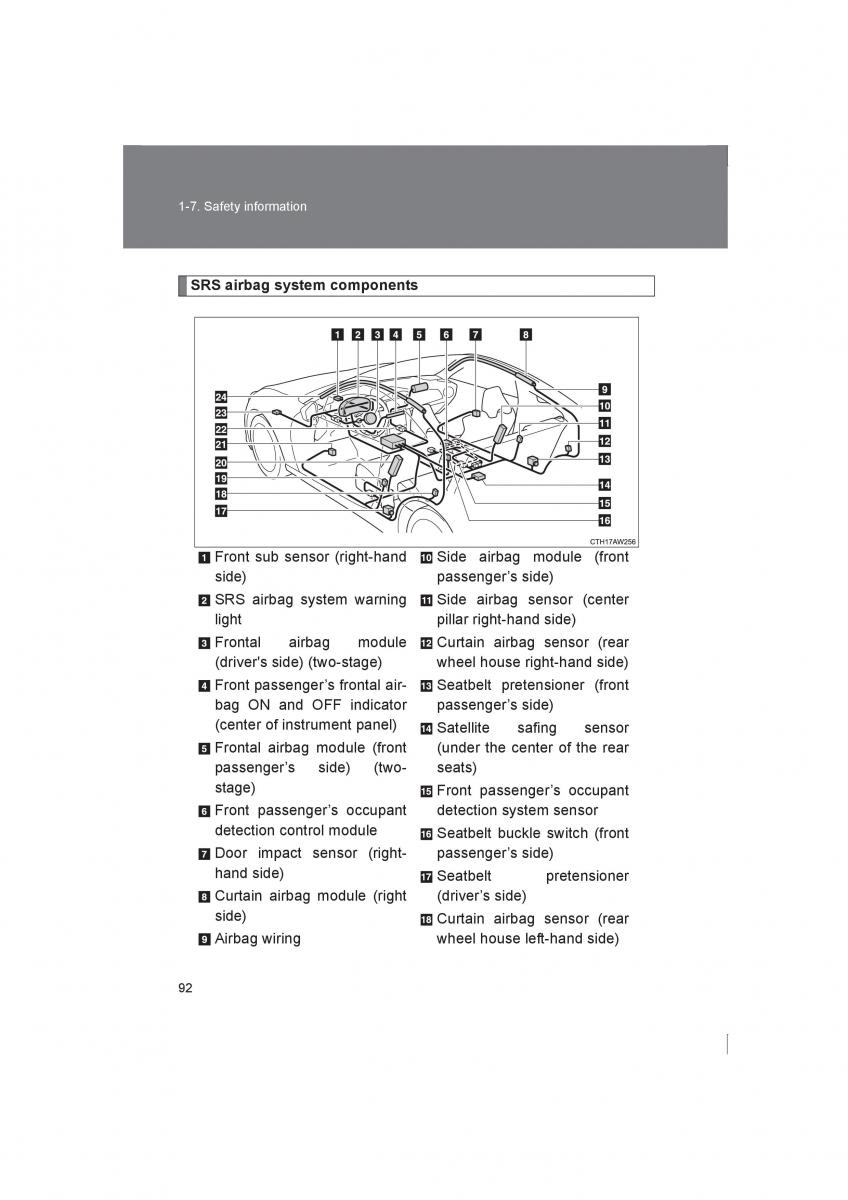Subaru BRZ owners manual / page 92