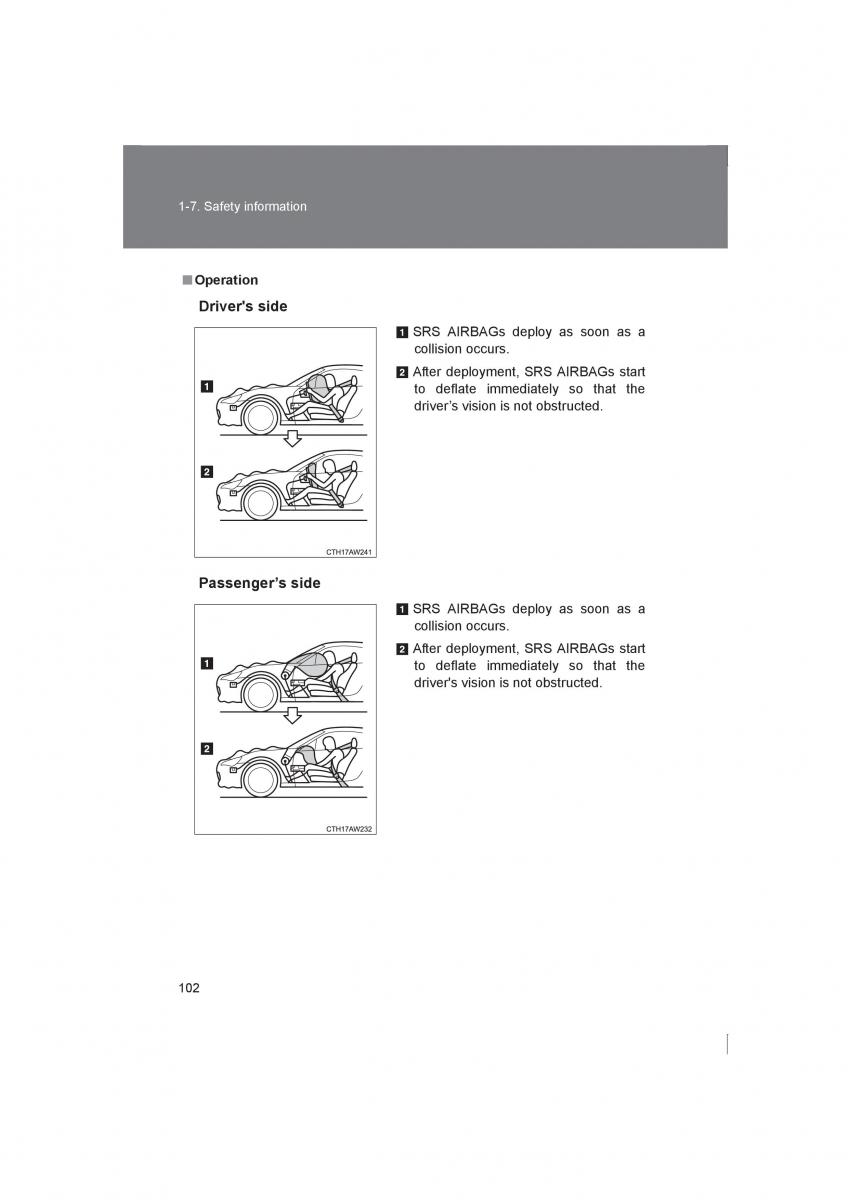 Subaru BRZ owners manual / page 102
