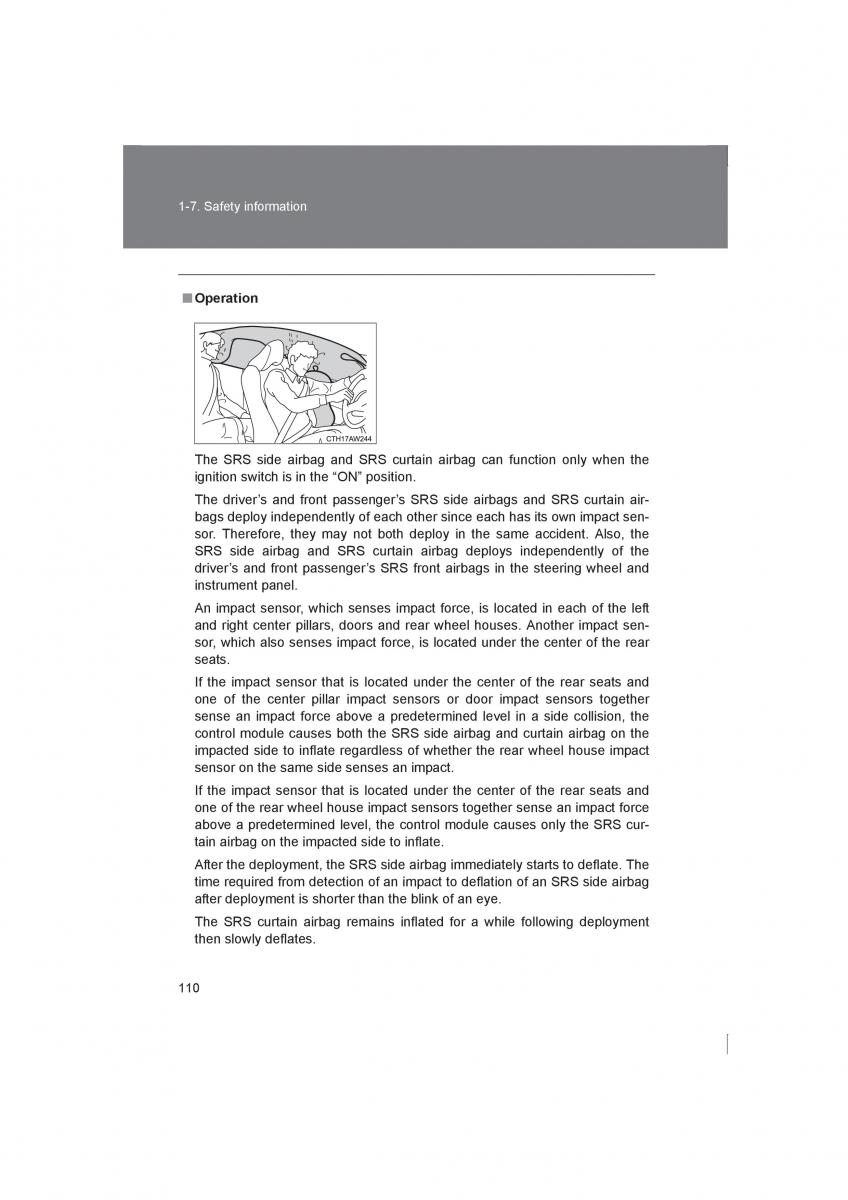 Subaru BRZ owners manual / page 110