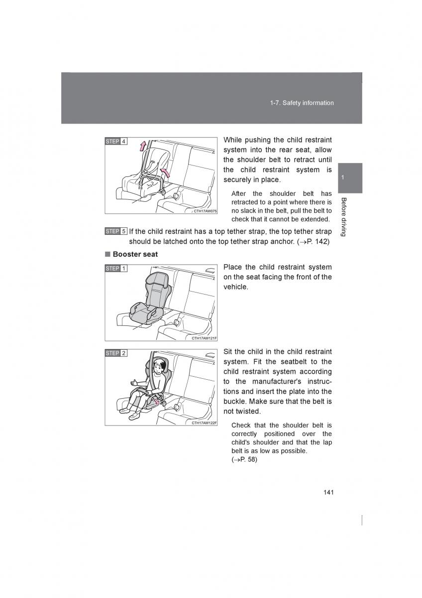 Subaru BRZ owners manual / page 141