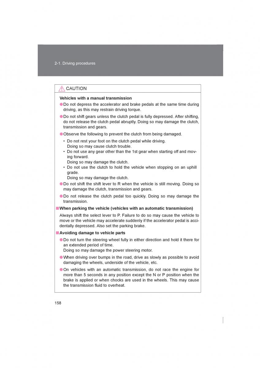 Subaru BRZ owners manual / page 158