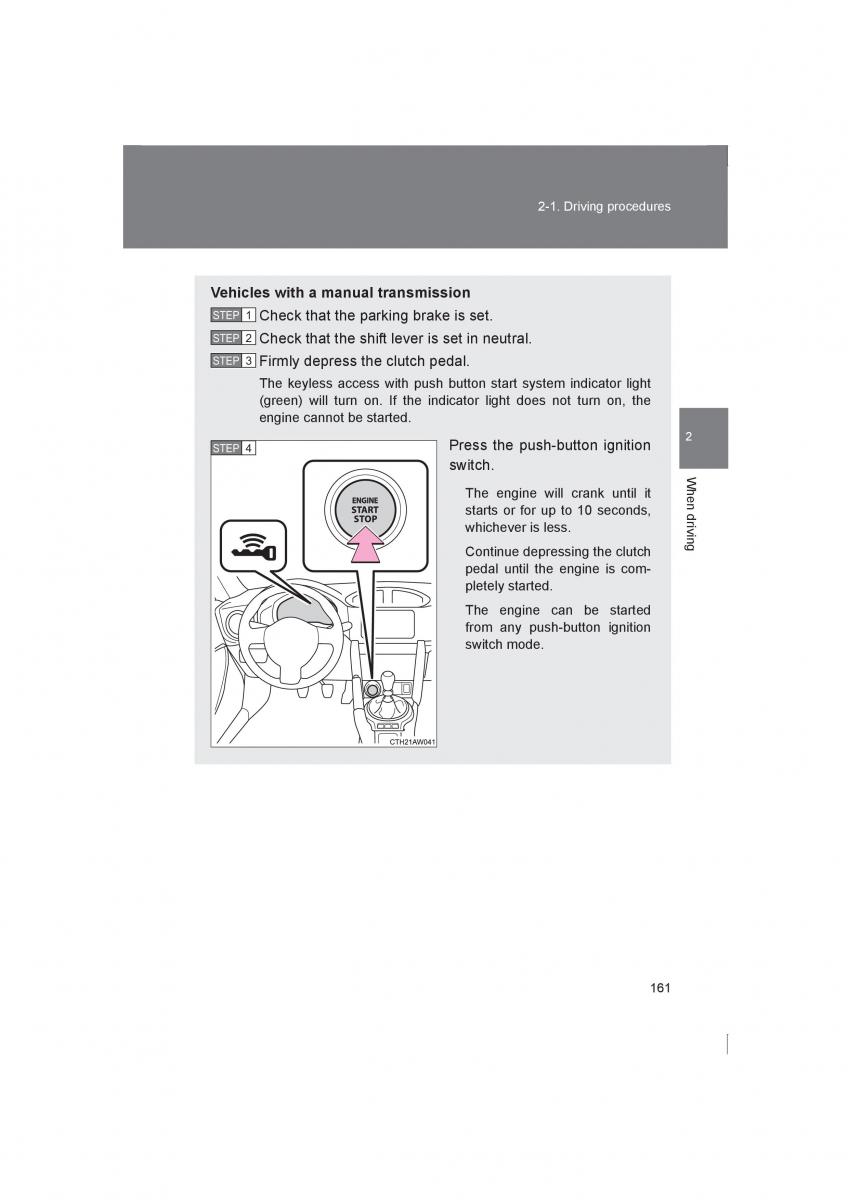 Subaru BRZ owners manual / page 161