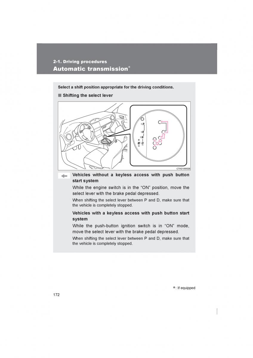 Subaru BRZ owners manual / page 172