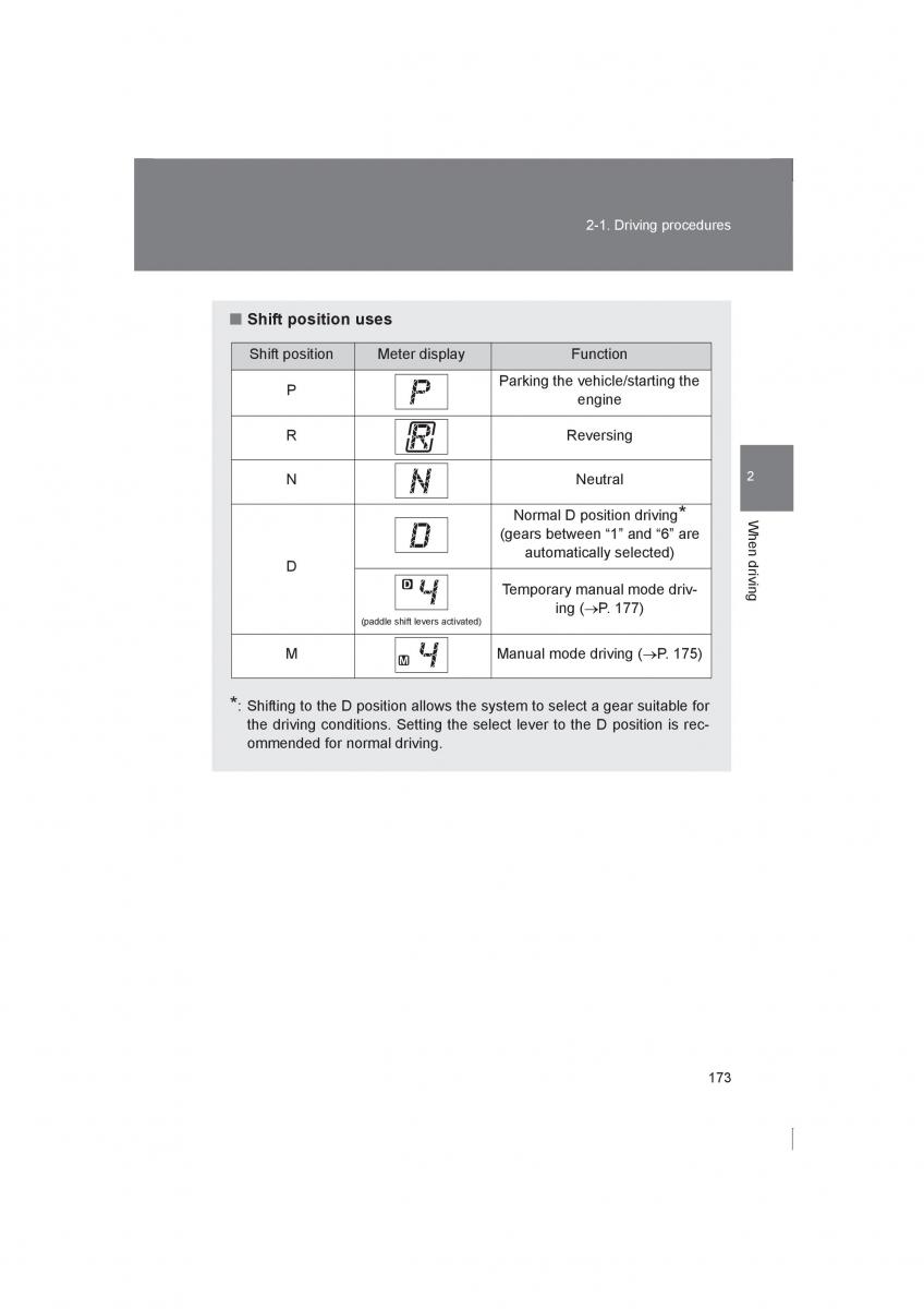 Subaru BRZ owners manual / page 173