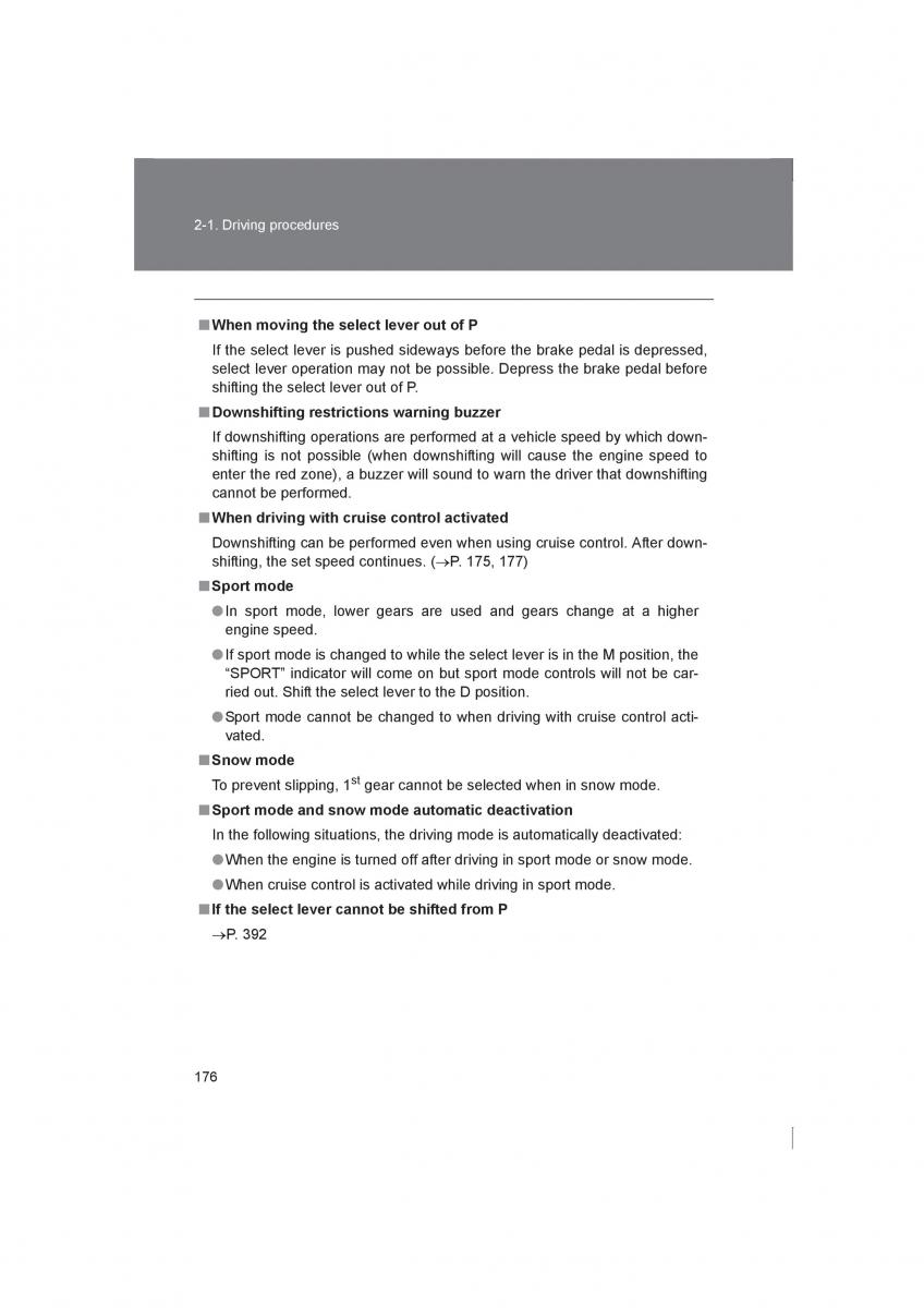 Subaru BRZ owners manual / page 176