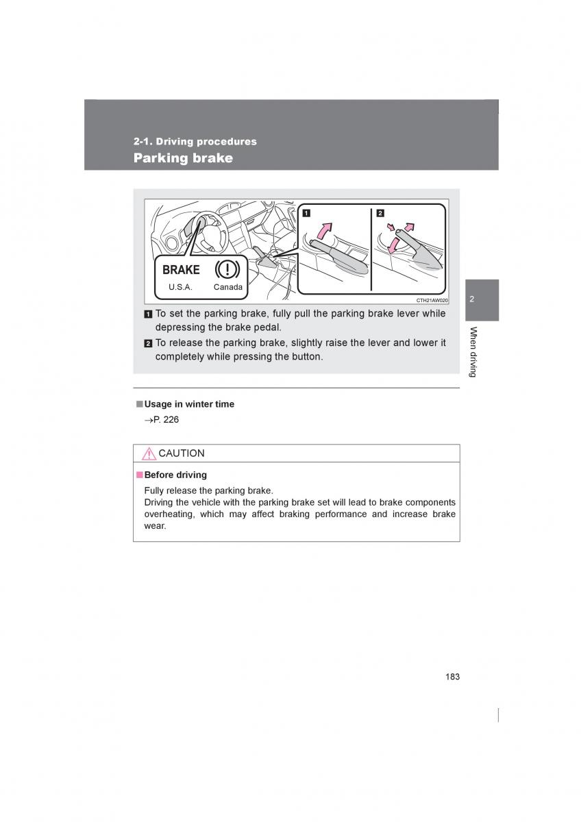 Subaru BRZ owners manual / page 183