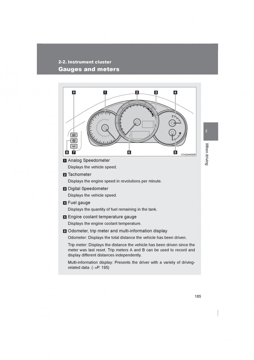 Subaru BRZ owners manual / page 185