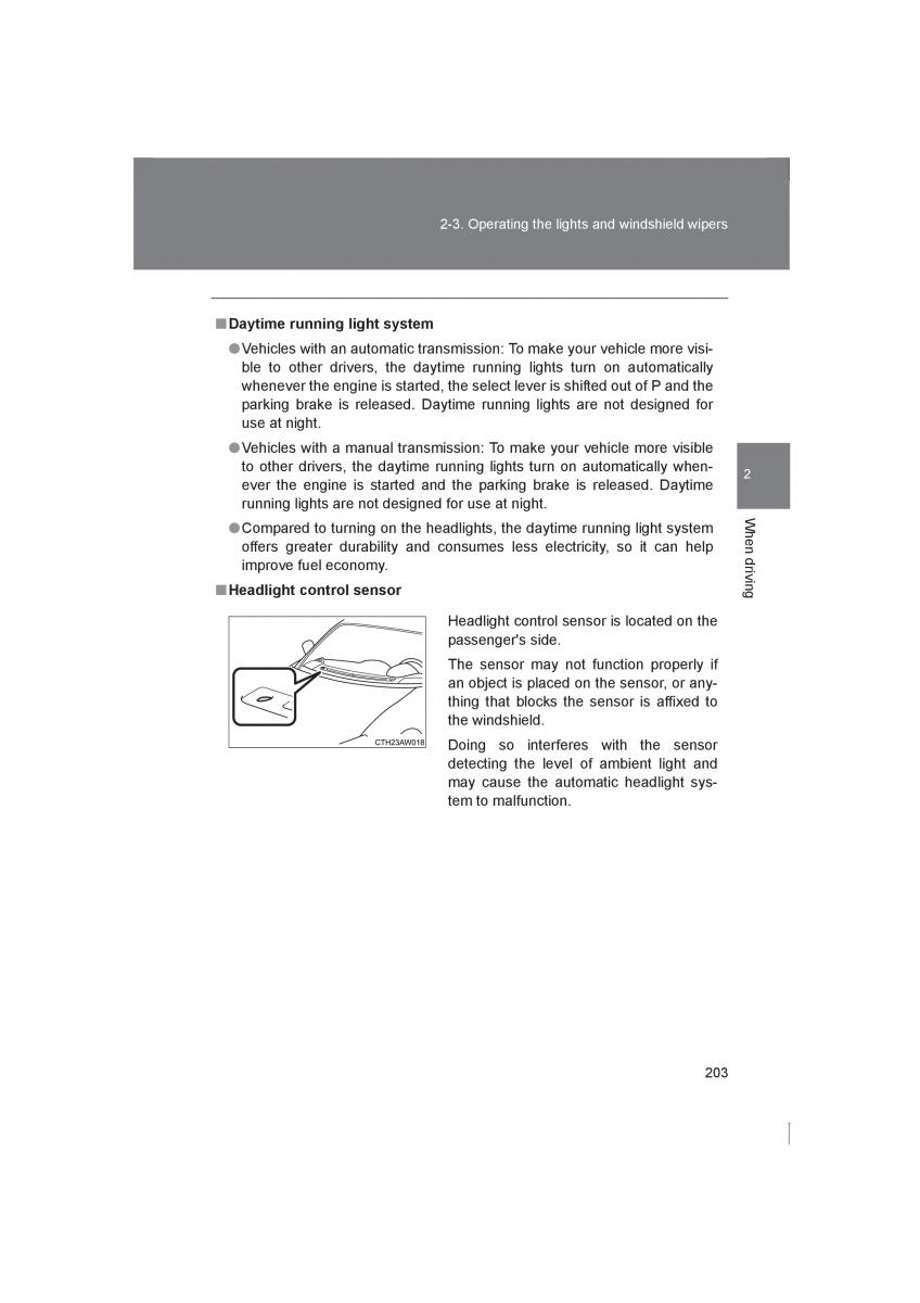 Subaru BRZ owners manual / page 203