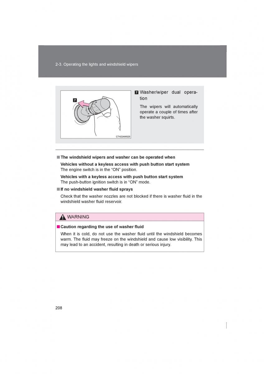 Subaru BRZ owners manual / page 208