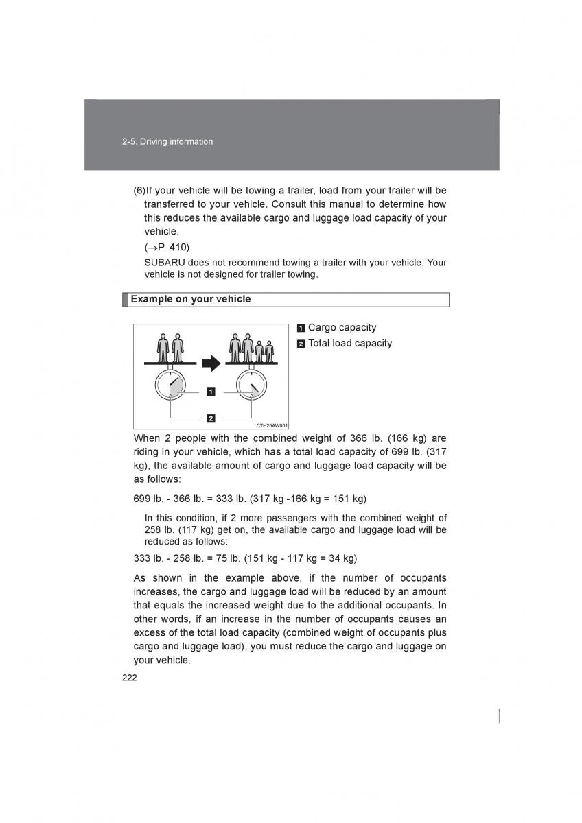 Subaru BRZ owners manual / page 222