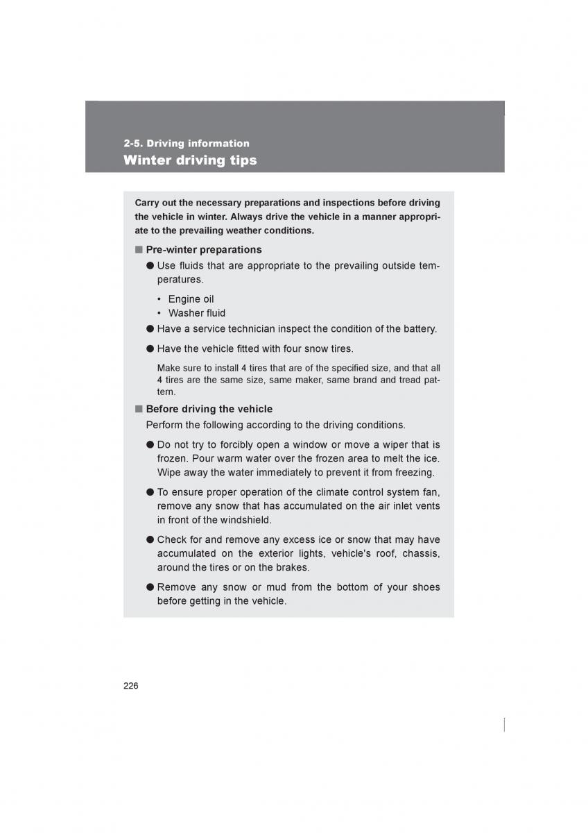 Subaru BRZ owners manual / page 226