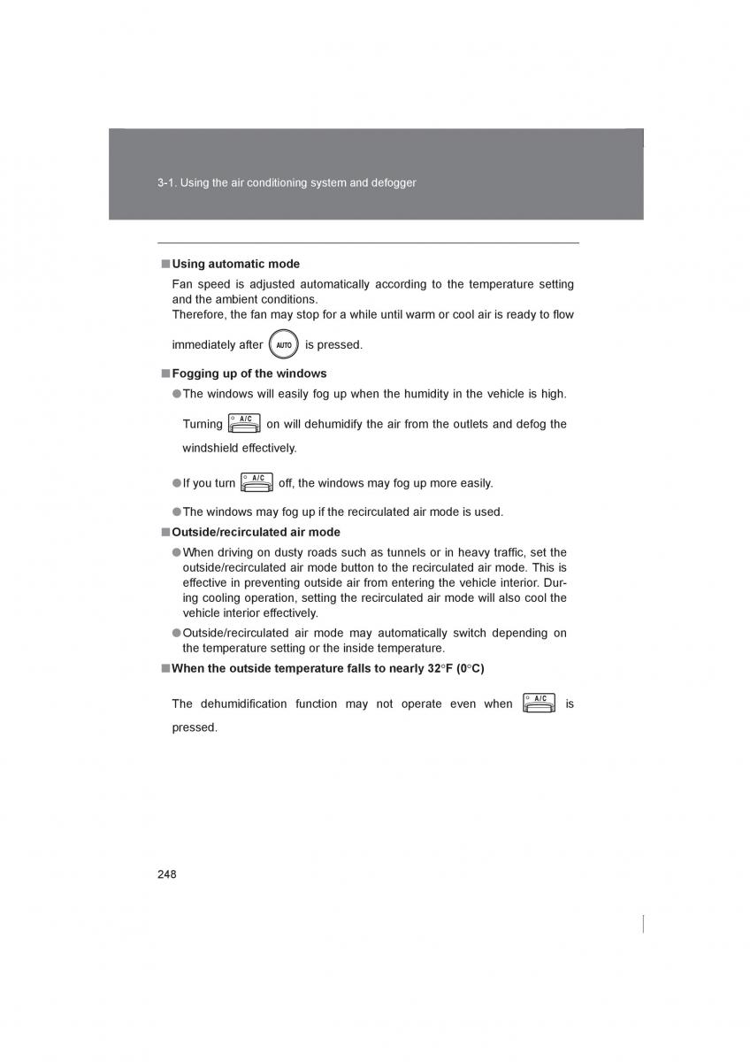 Subaru BRZ owners manual / page 248