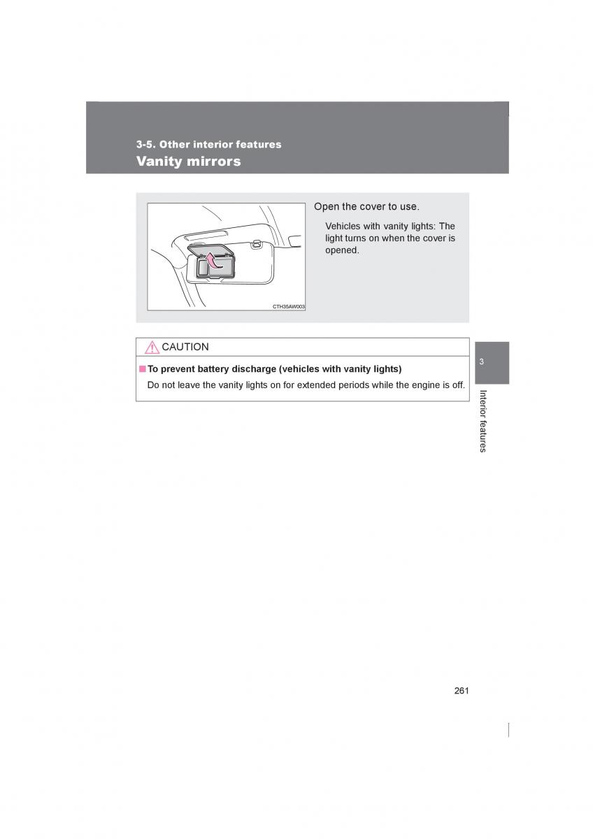 Subaru BRZ owners manual / page 261