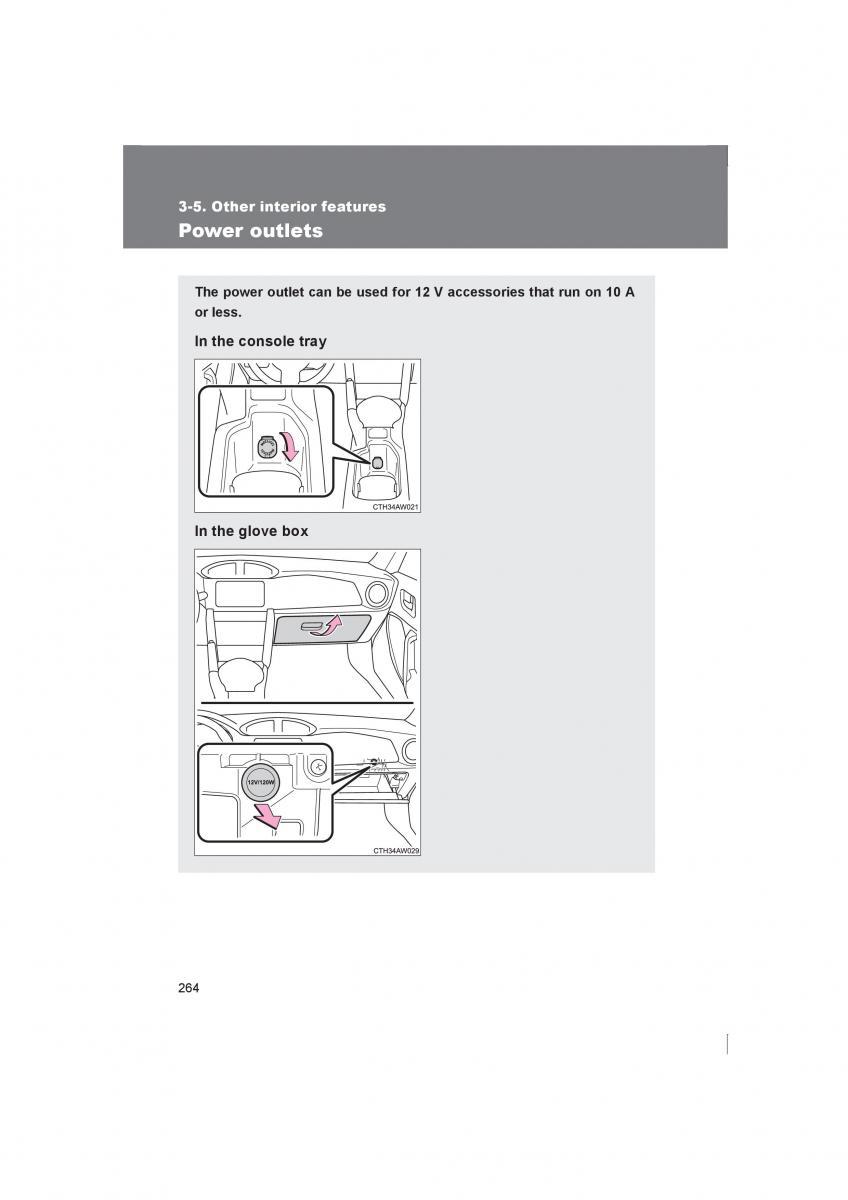 Subaru BRZ owners manual / page 264