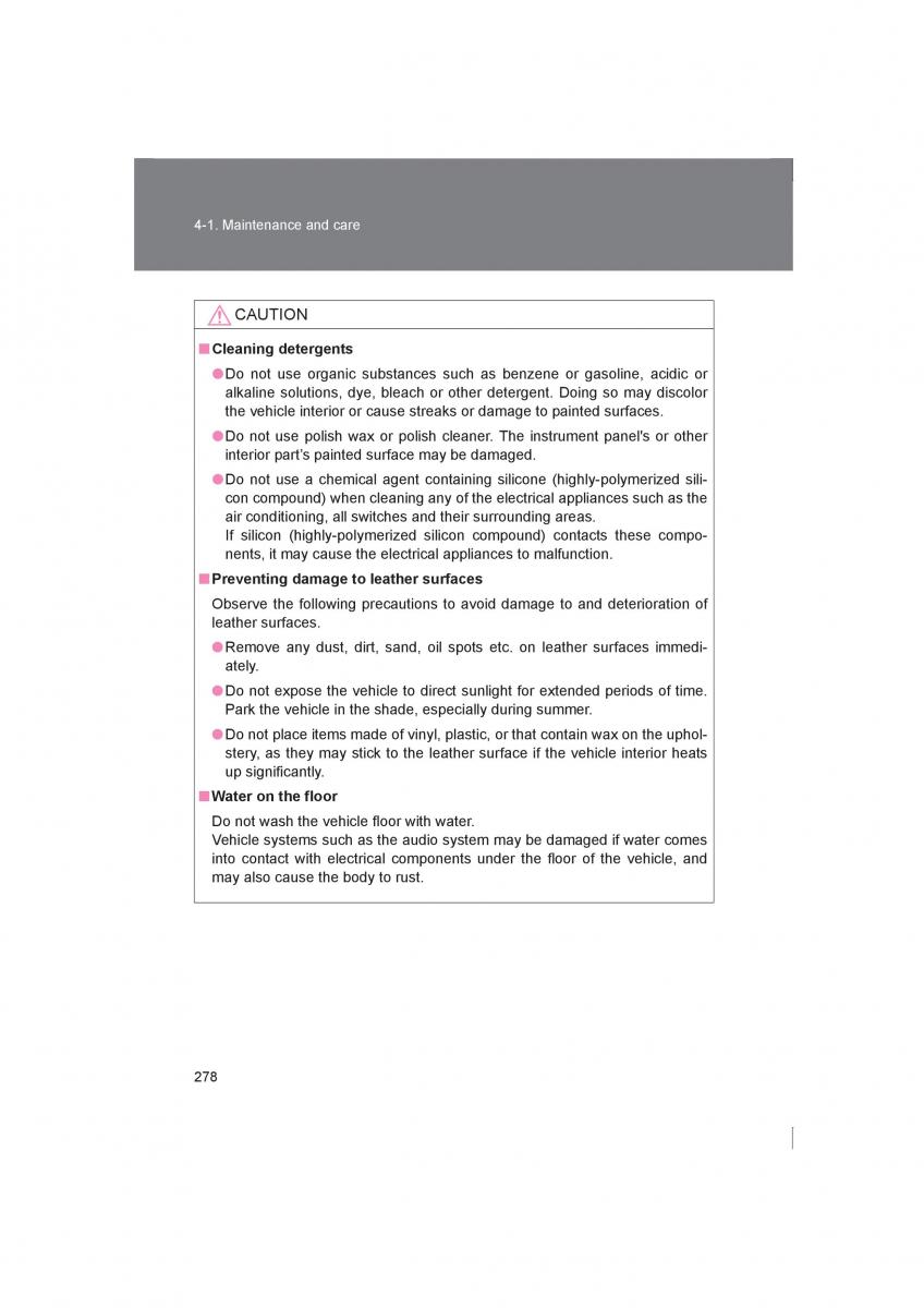 Subaru BRZ owners manual / page 278