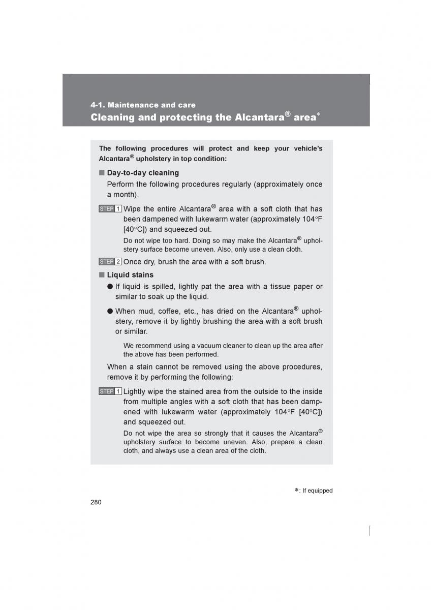 Subaru BRZ owners manual / page 280