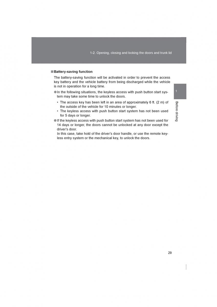 Subaru BRZ owners manual / page 29