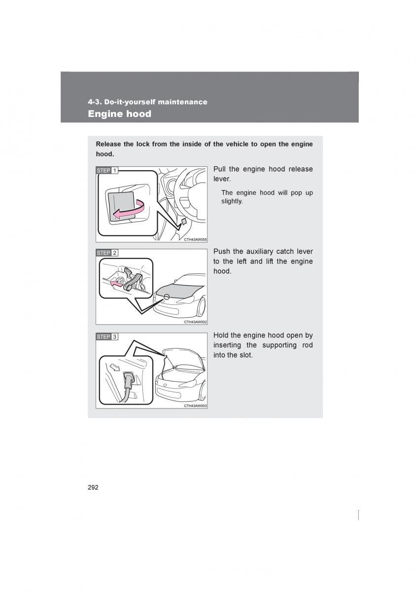 Subaru BRZ owners manual / page 292
