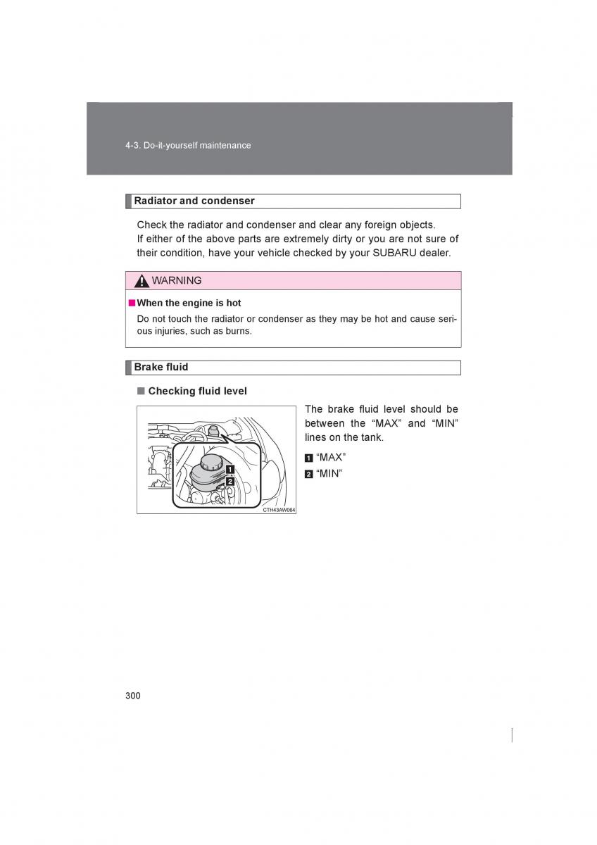 Subaru BRZ owners manual / page 300