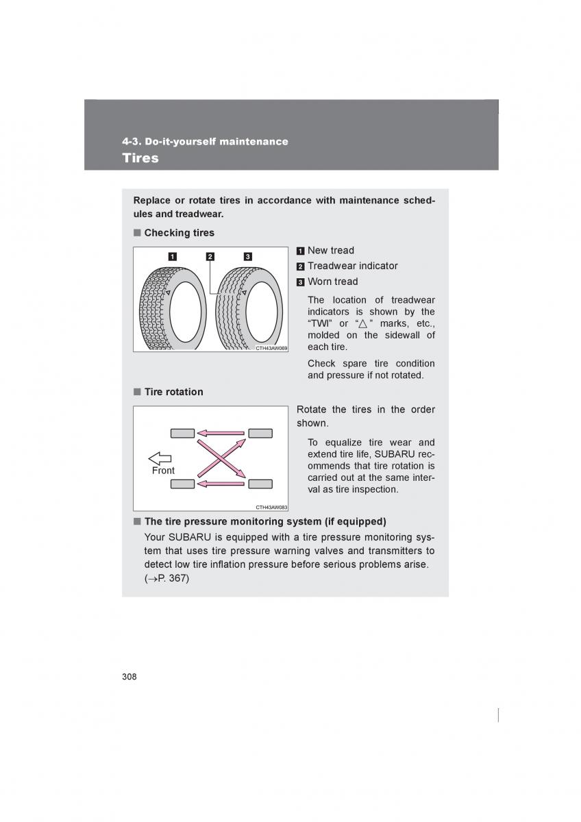 Subaru BRZ owners manual / page 308