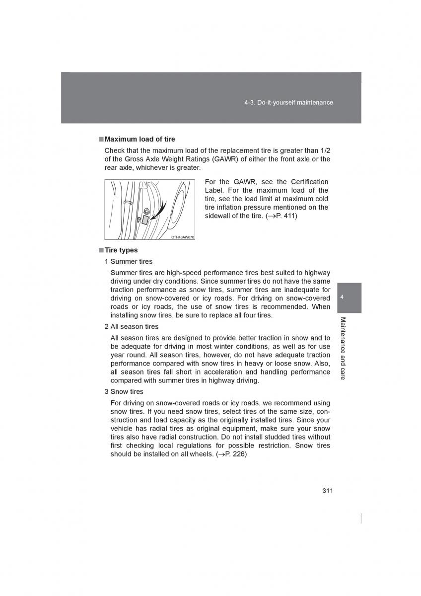 Subaru BRZ owners manual / page 311