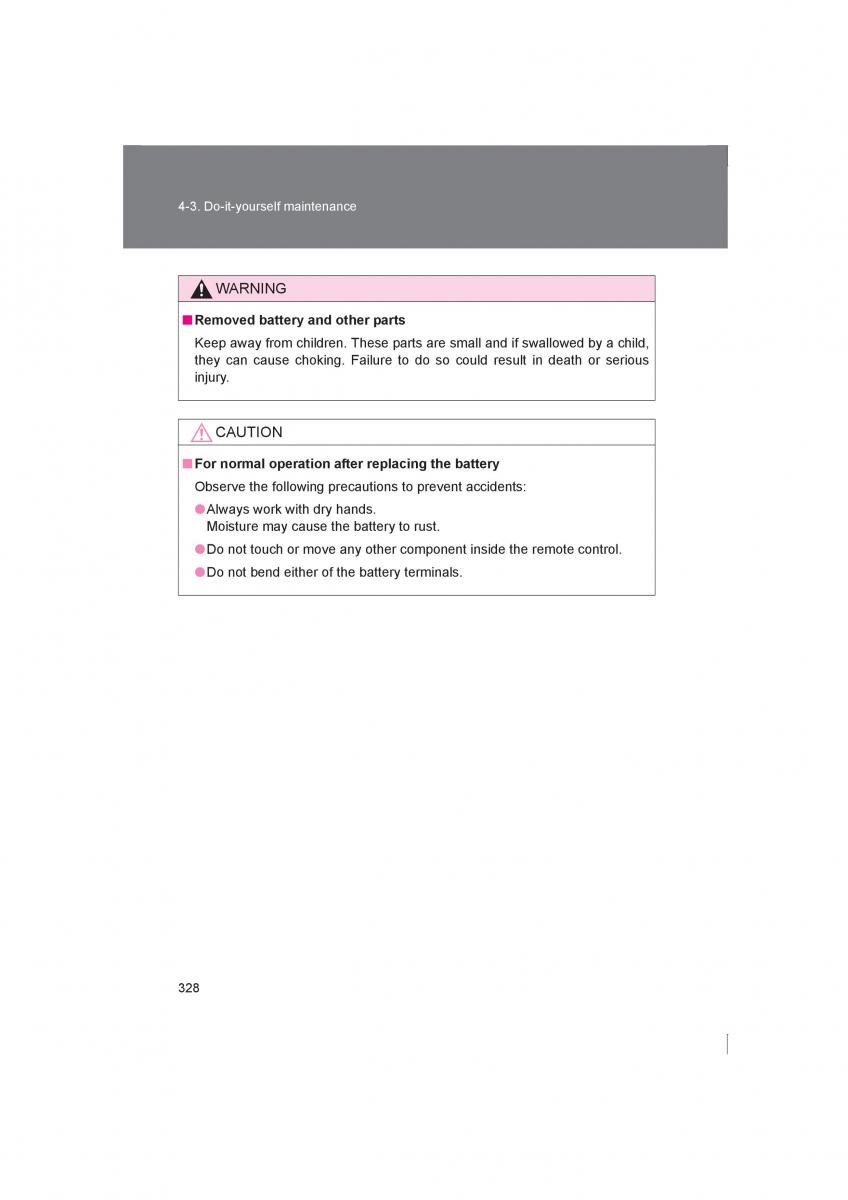 Subaru BRZ owners manual / page 328