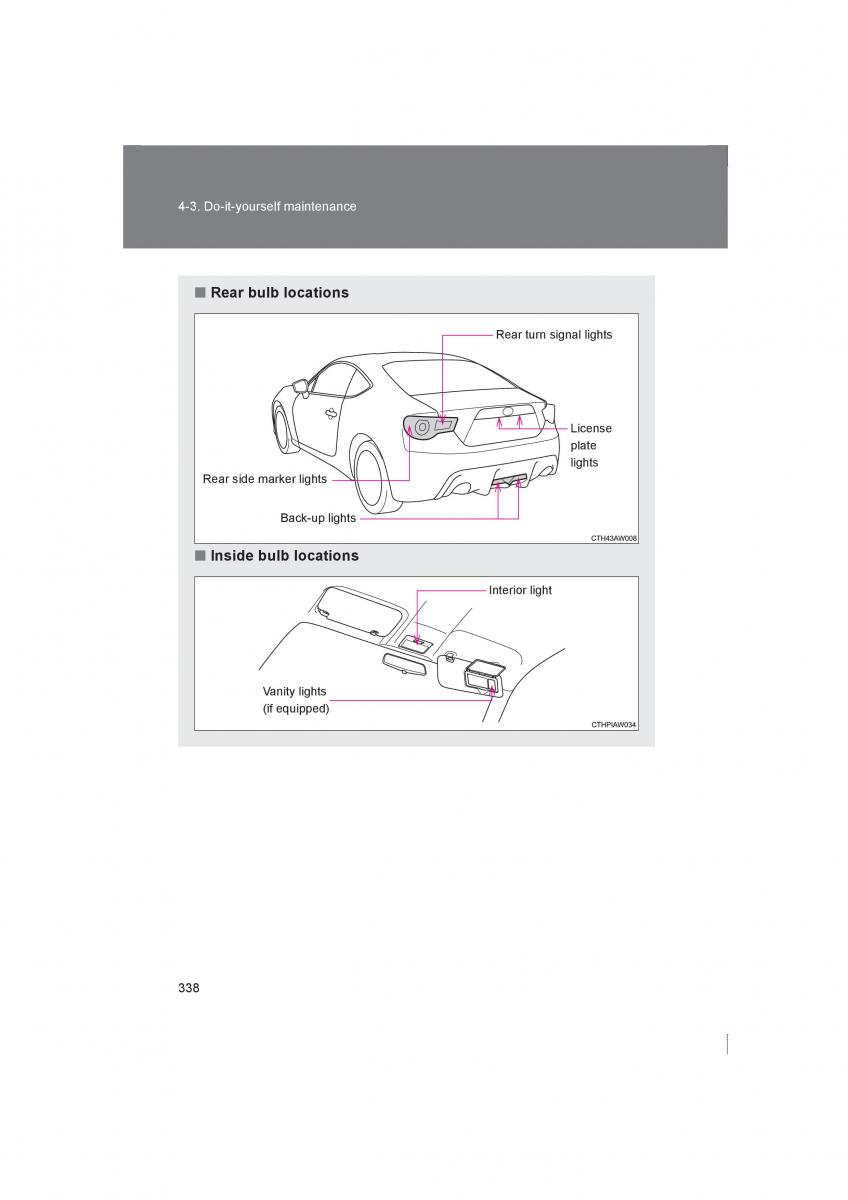 Subaru BRZ owners manual / page 338