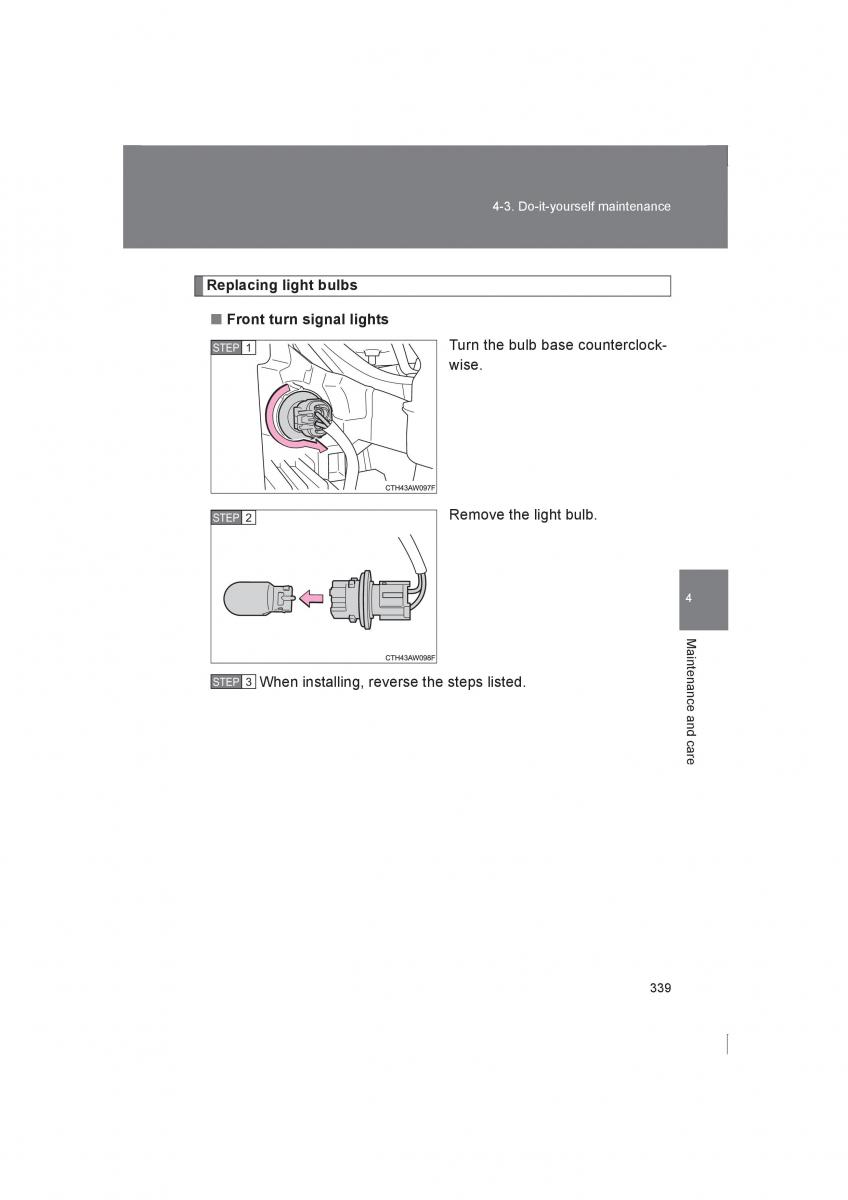 Subaru BRZ owners manual / page 339